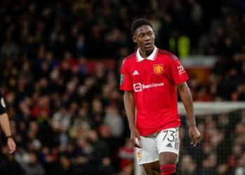 Ghanaian young midfielder Kobbie Mainoo dazzles again for Manchester United against Lyon