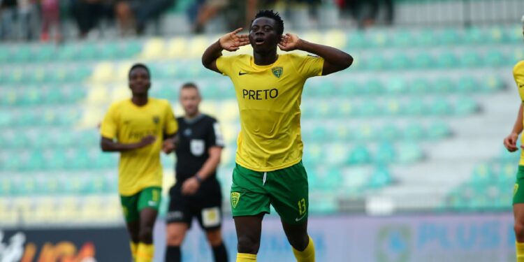 Video: Ghanaian youngster Henry Addo bags brace in MSK Zilina’s emphatic victory over Ružomberok in Slovakia