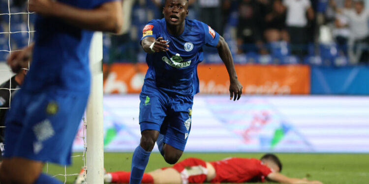 Ghanaian striker Joseph Amoah scores in Zeljeznicar draw with Neftchi Baku in Europa Conference League qualifier