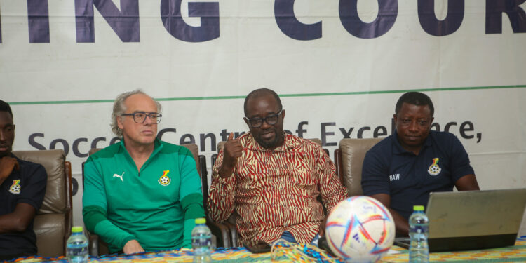 Football never stops progressing, keep updating yourselves-  GFA President Kurt Okraku tells Licence C Coaches