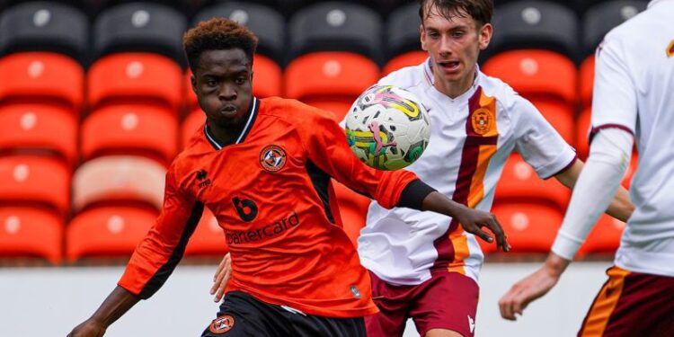 Ghanaian youngster Matthew Anim Cudjoe shines in Dundee United’s last pre-season game against Motherwell