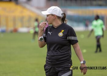 Paris 2024 Olympics qualifiers: Black Queens coach Nora Häuptle addresses the media on Monday ahead of Guinea clash