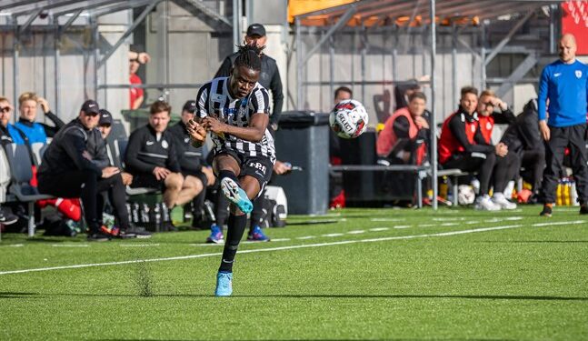 Ghanaian midfielder Prosper Ahiabu on target for VPS in win over AC Oulu in Finland