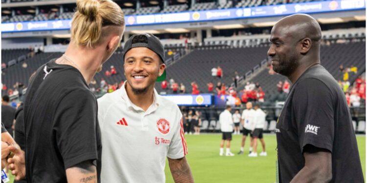 Former Black Stars coach Otto Addo reunites with Erling Haaland, Jadon Sancho in Las Vegas