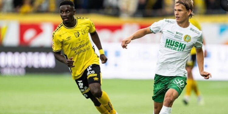 ‘Same God’ – Ghanaiam midfielder Michael Baidoo reacts to Elfsborg win over Hammarby