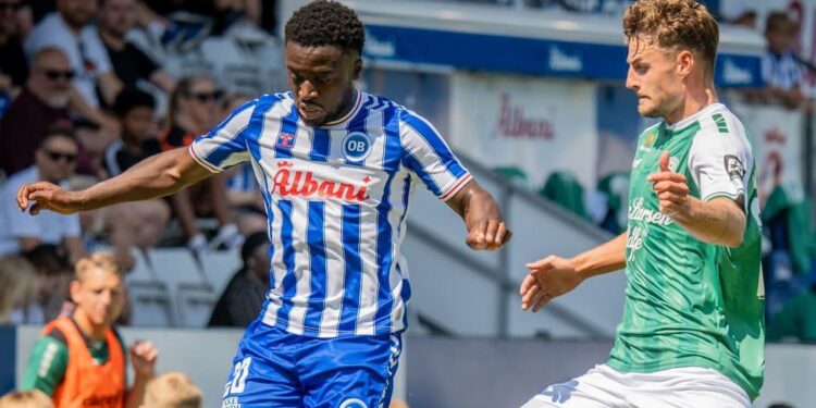 ‘Nice to play at home for the first time’ – Odense BK defender Leeroy Owusu