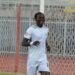 Ghanaian forward Raphael Dwamena scores for Egnatia in UEFA Conference League Qualifiers