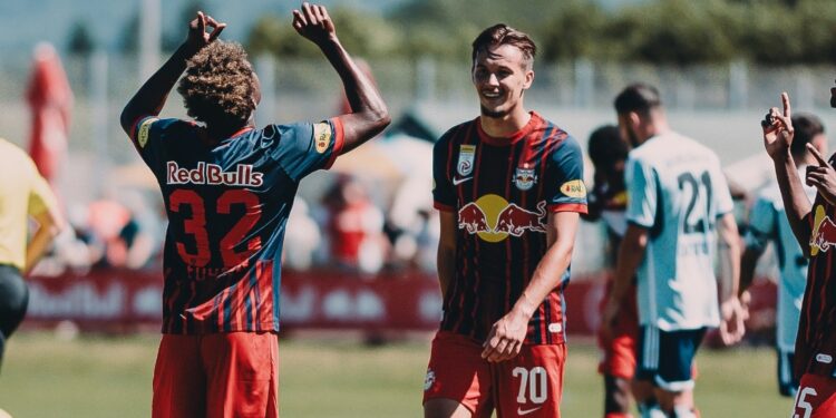 Ghanaian midfielder Forson Amankwah scores a beauty as Salzburg thrash Hamburg in friendly