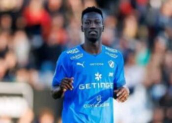 Video: Watch Ghanaian forward Naeem Mohammed’s second goal for Halmstads in Sweden
