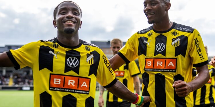 Ghanaian forward Ibrahim Sadiq scores again for Hacken in win over Brommapojkarna in Swedes top-flight