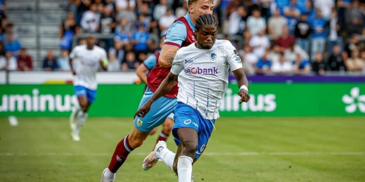 Ghanaian forward Christopher Bonsu Baah on cloud nine after shining in Genk’s win over Burnley