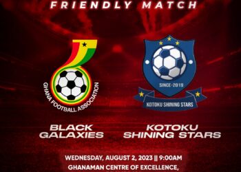 Black Galaxies to take on Kotoku Shining Stars in friendly