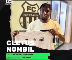 Ghanaian midfielder Cletus Nombil joins Slovakian lower-tier side FC Petržalka
