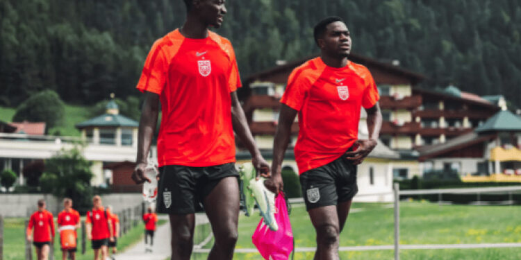 Ernest Nuamah joins FC Nordsjaelland teammates for pre-season in Austria