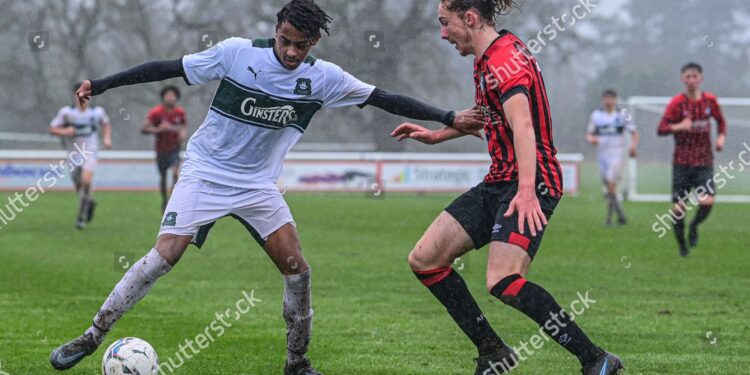 Ghanaian striker Freddie Issaka scores for Plymouth Argyle