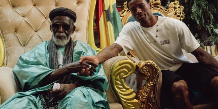 Dutch star Wijnaldum visits Ghana Chief Imam