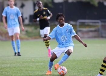 Video: Watch Ghanaian youngster Banabas Tagoe’s first goal for Malmö at home to Helsingborg