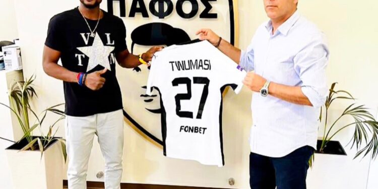 OFFICIAL: Cypriot side Pafos FC announce signing of Patrick Twumasi