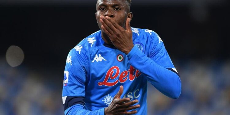 Nigeria star player Victor Osimhen makes it three goals from two matches in Serie A for Napoli
