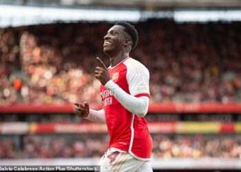 Eddie Nketiah insists he’s ready to ‘deliver’ and lead Arsenal’s attack with Gabriel Jesus injured