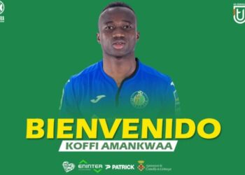 OFFICIAL: Ghanaian defender Koffi Amankwaa Akurugu signs for UE Cornella on a season-long loan