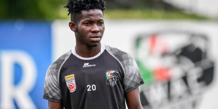 Video: Watch Ghanaian midfielder Augustine Boakye’s goal for Wolfsberger