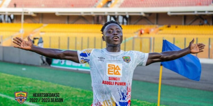 Bibiani Goldstars keen to sign Hearts of Oak forward Benjamin Yorke