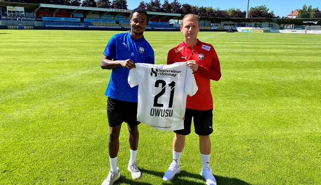 OFFICIAL: Ex-WAFA forward Daniel Owusu completes move to Austrian side SKU Amstetten