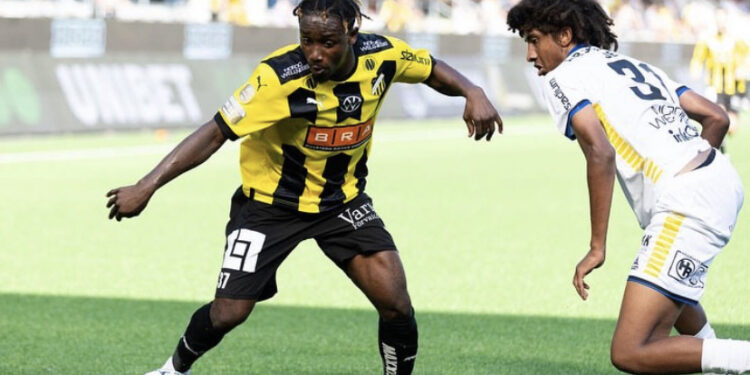Ghana forward Ibrahim Sadiq delighted with BK Hacken’s ‘fantastic team performance’ in win against Sirius