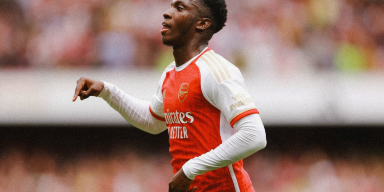 VIDEO: Watch Eddie Nketiah’s goal in Arsenal victory over Nottingham Forest