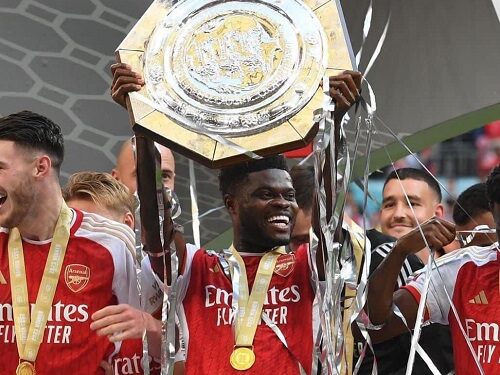 “Proud of being part of this amazing team” – Thomas Partey reacts after clinching first silverware with Arsenal