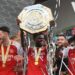 “Proud of being part of this amazing team” – Thomas Partey reacts after clinching first silverware with Arsenal