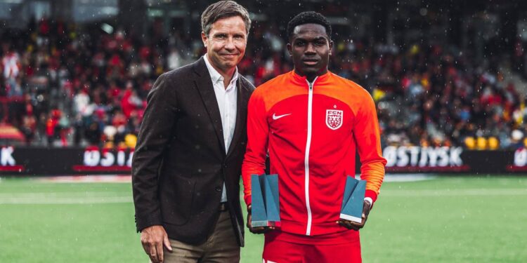 “Asafo boy chasing growth, one challenge at a time” – Ernest Nuamah reacts after bagging double awards in Denmark