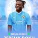 Belgian forward of Ghanaian descent Jeremy Doku agree to join Manchester City on a 5-year deal