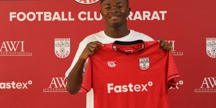 Ghanaian teen sensation Clinton Dombila joins Armenian top-flight side Ararat Yerevan