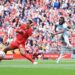 Video: Watch Ghanaian forward Antoine Semenyo’s maiden Premier League goal this season against Liverpool