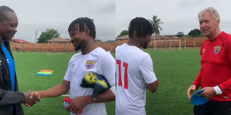 Video: Abdul Aziz Nurudeen makes triumphant return to Hearts of Oak squad for pre-season training after long Injury absence