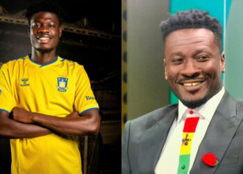 Asamoah Gyan congratulates his ‘son’ Emmanuel Yeboah after sealing move to Danish side Brondby IF