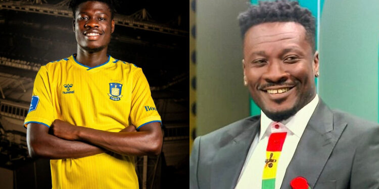 Asamoah Gyan congratulates his ‘son’ Emmanuel Yeboah after sealing move to Danish side Brondby IF