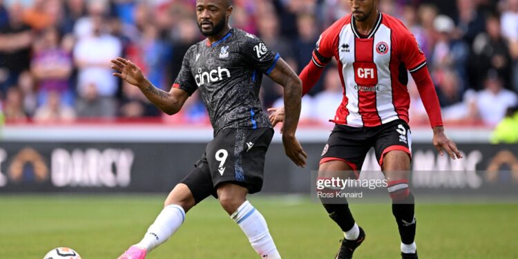 Crystal Palace celebrate Jordan Ayew after Sheffield United masterclass