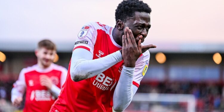 Ghanaian defender Brendan Sarpong-Wiredu nets first goal of the season to rescue Fleetwood from defeat at Carlisle