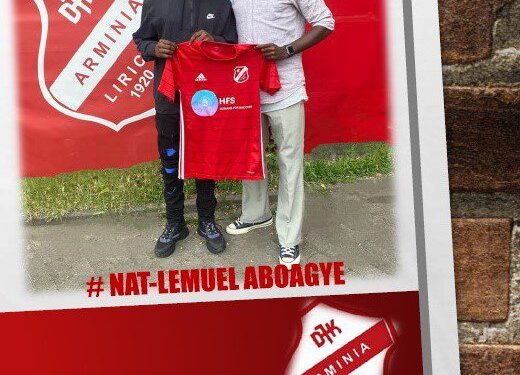 Nat-Lemuel Aboagye: German-born Ghanaian striker signs for Arminia Lirich