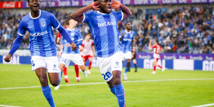 Ghana winger Joseph Paintsil on target, shown red card as Olympiacos surprise KRC Genk at home