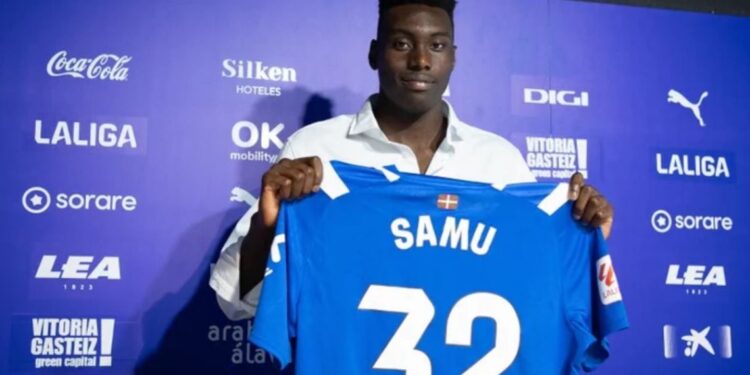 Nigerian striker Omorodion reveals targets with Alaves