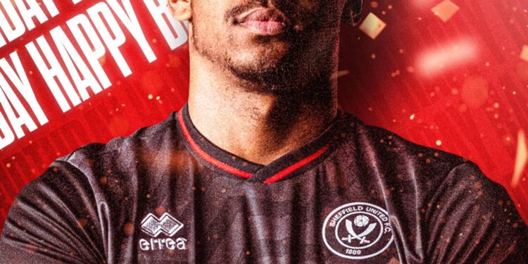 Premier League side Sheffield United celebrate Jordan Amissah on his birthday
