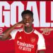 Eddie Nketiah scores in Arsenal’s Premier League opener win over Nottingham Forest