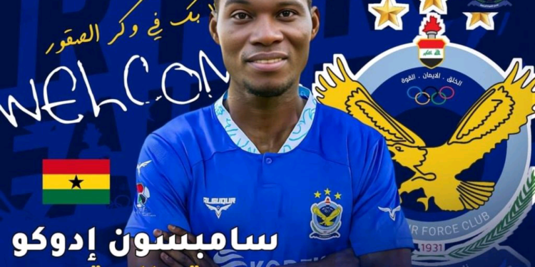 OFFICIAL: Ghanaian forward Sampson Eduku joins Al-Quwa Al-Jawiya in Iraq