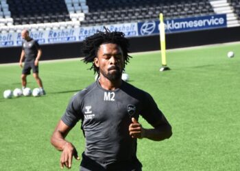 Ghanaian forward Mugeez Zakaria starts training with Odds Ballklubb ahead of Sarpsborg 08 clash [PHOTOS]