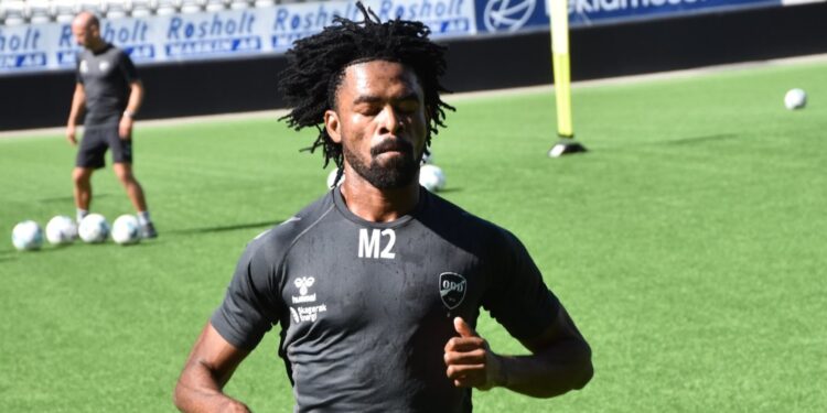 Ghanaian forward Mugeez Zakaria starts training with Odds Ballklubb ahead of Sarpsborg 08 clash [PHOTOS]