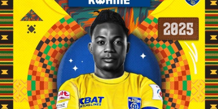 Ghanaian striker Kwame Peprah complete move to Indian side Kerala Blasters